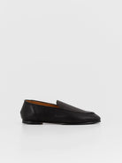 Auralee Soft Leather Loafers in Black - AURALEE at Worthwhile - shop SHOES