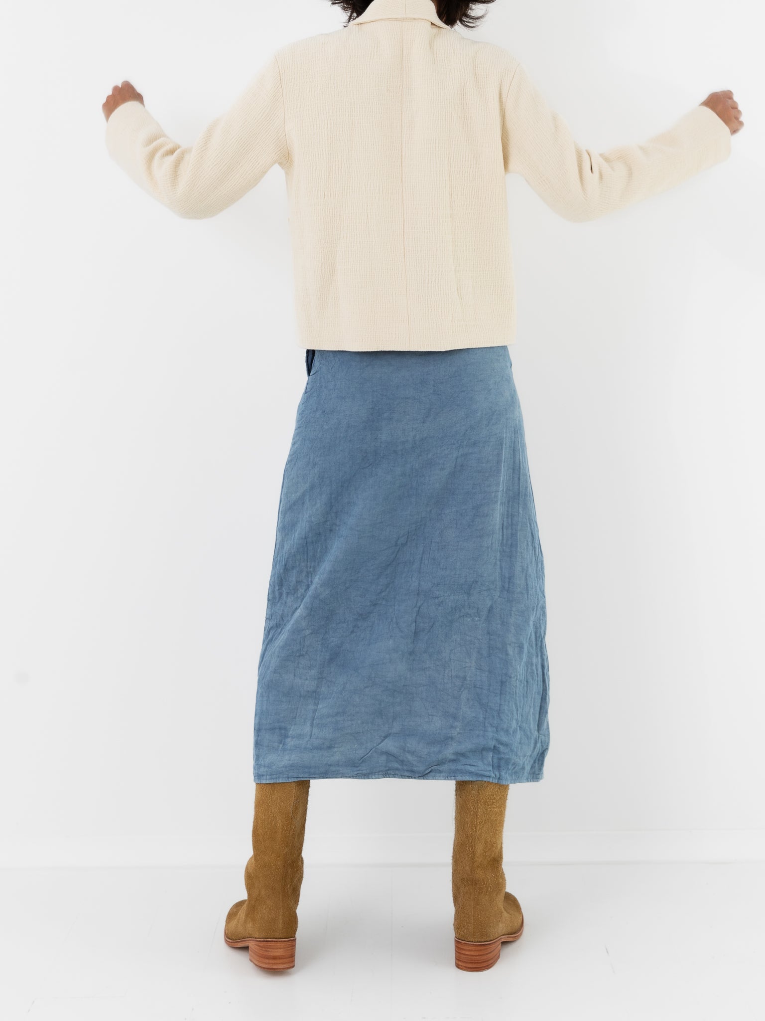 The Backward Vendor Cattle Boot in Ginger Suede - THE BACKWARD VENDOR at Worthwhile - shop BOOT