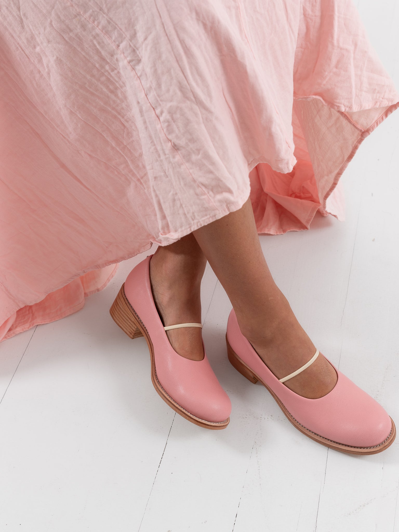 The Backward Vendor Mary Jane in Pink - THE BACKWARD VENDOR at Worthwhile - shop DRESS