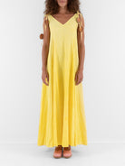 The Backward Vendor Tent Dress in Marigold - THE BACKWARD VENDOR at Worthwhile - shop DRESS