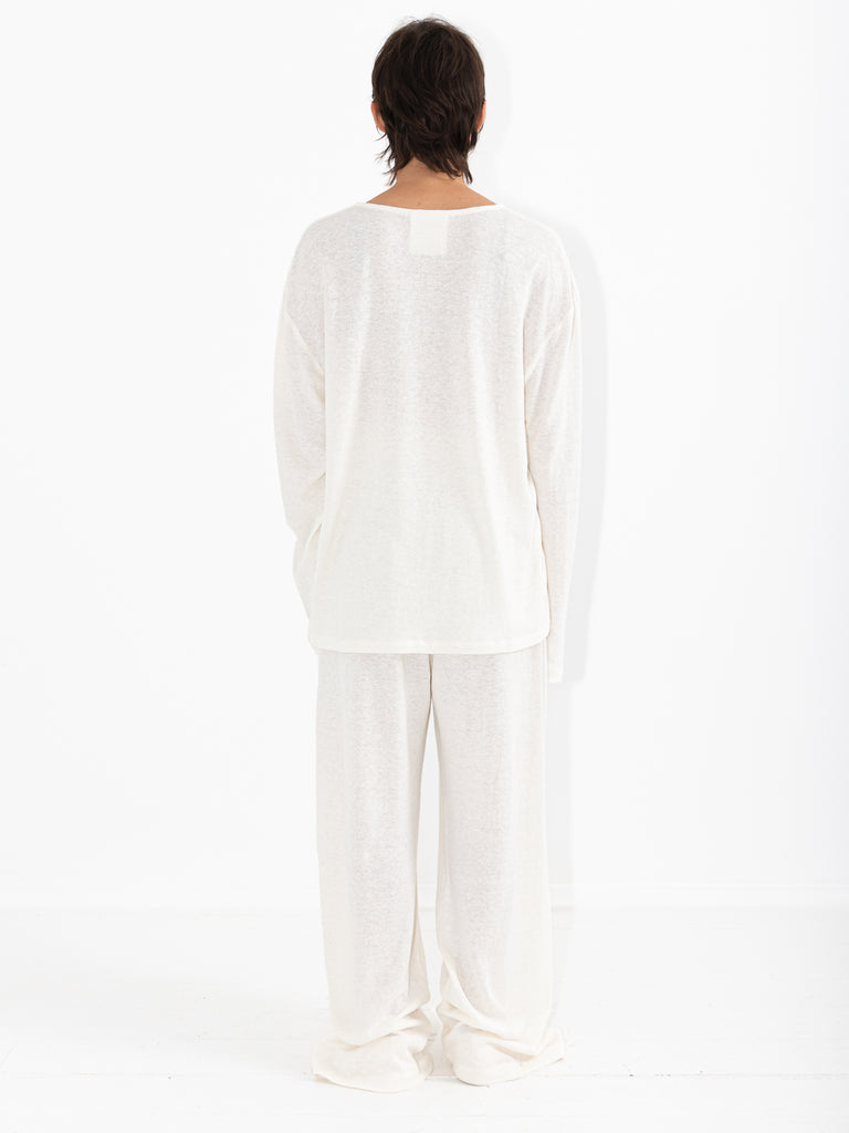 The Backward Vendor Pyjama Suit, Natural - Worthwhile