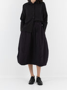 Bergfabel Carla Skirt in Burgundy Stripe - BERGFABEL at Worthwhile
