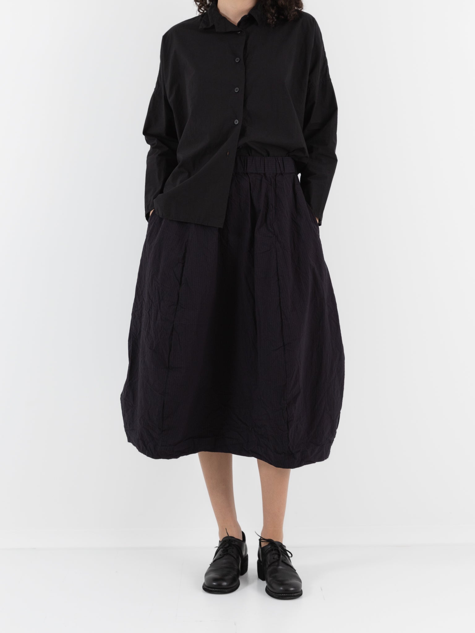 Bergfabel Carla Skirt in Burgundy Stripe - BERGFABEL at Worthwhile