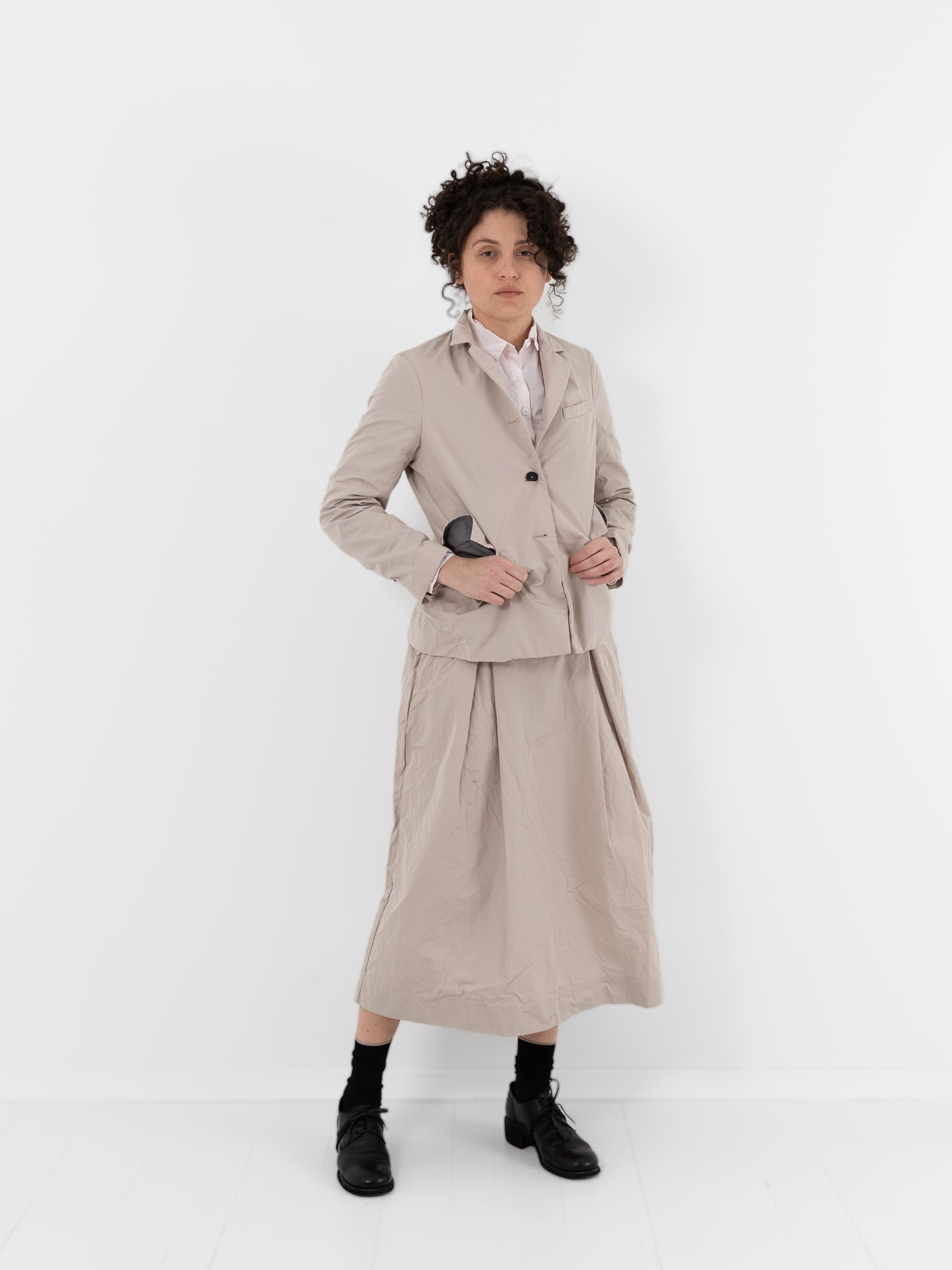 Bergfabel Giulia Jacket in Sand - BERGFABEL at Worthwhile - shop JACKET