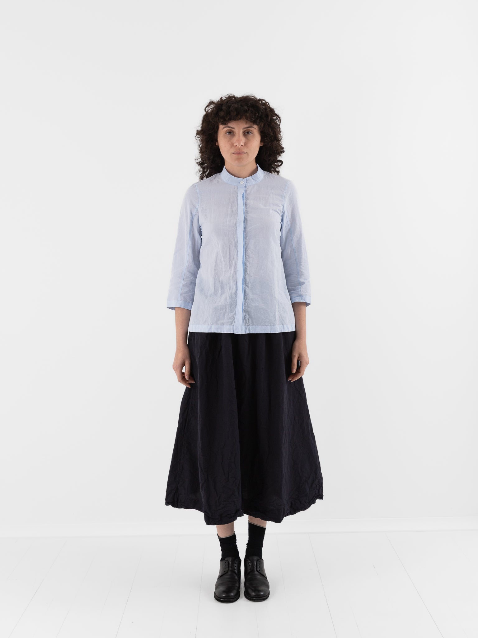 Bergfabel Ada Shirt in Azur - BERGFABEL at Worthwhile - shop TOP