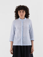 Bergfabel Ada Shirt in Azur - BERGFABEL at Worthwhile - shop TOP