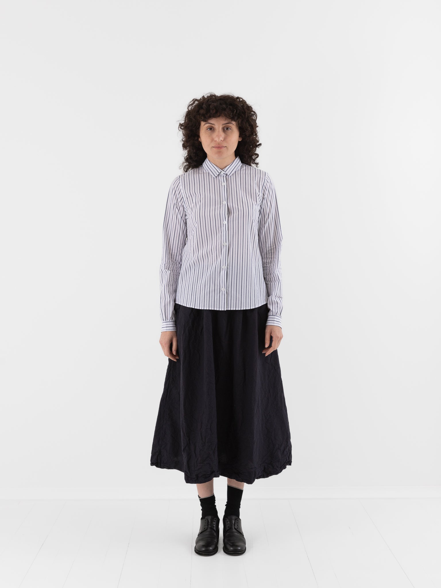 Bergfabel Tyrol Shirt in Multi Stripe - BERGFABEL at Worthwhile - shop TOP