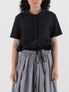 Bergfabel Alma Shirt in Black - BERGFABEL at Worthwhile - shop TOP