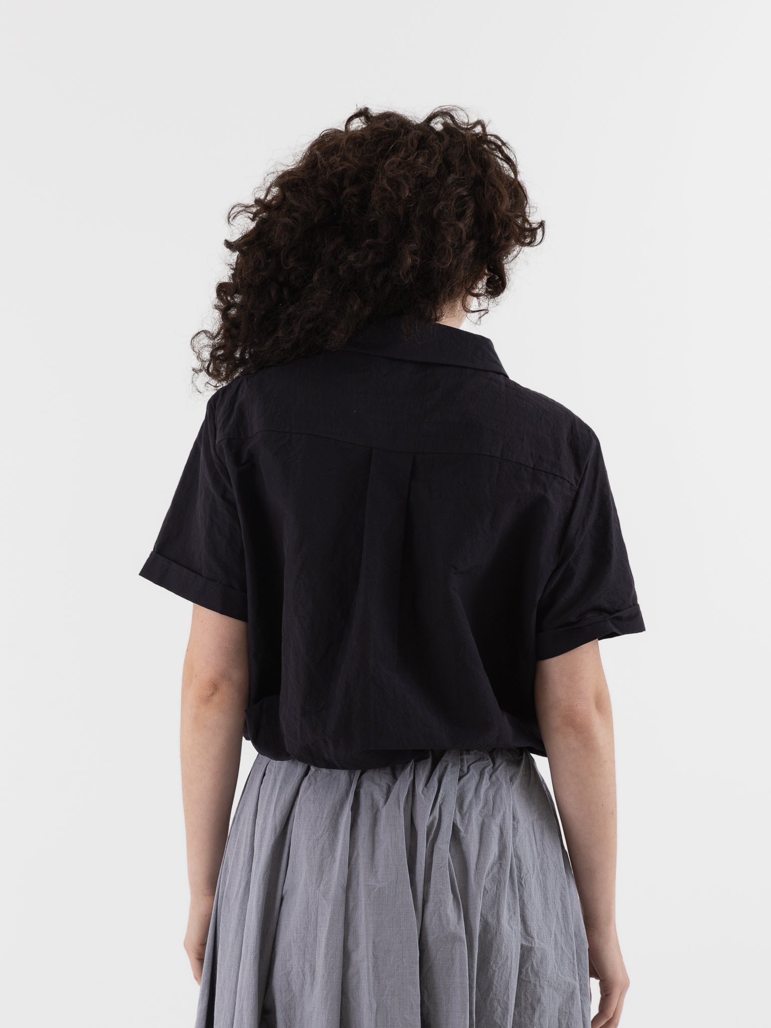 Bergfabel Alma Shirt in Black - BERGFABEL at Worthwhile - shop TOP