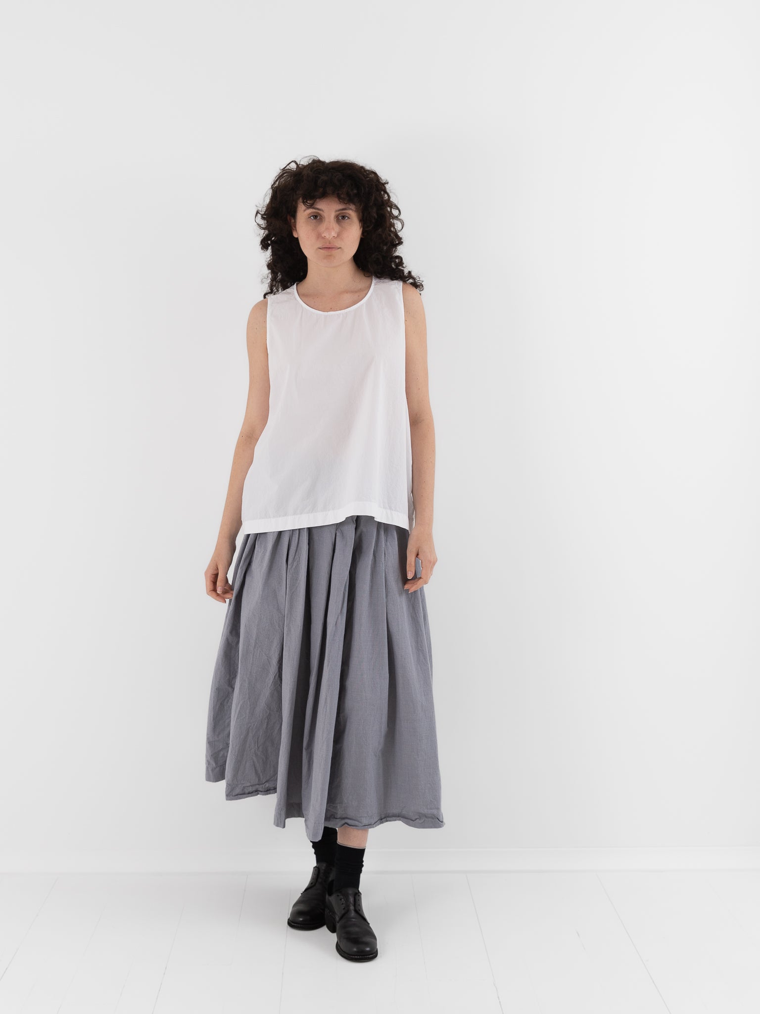 Bergfabel Zoe Top in White - BERGFABEL at Worthwhile - shop TOP