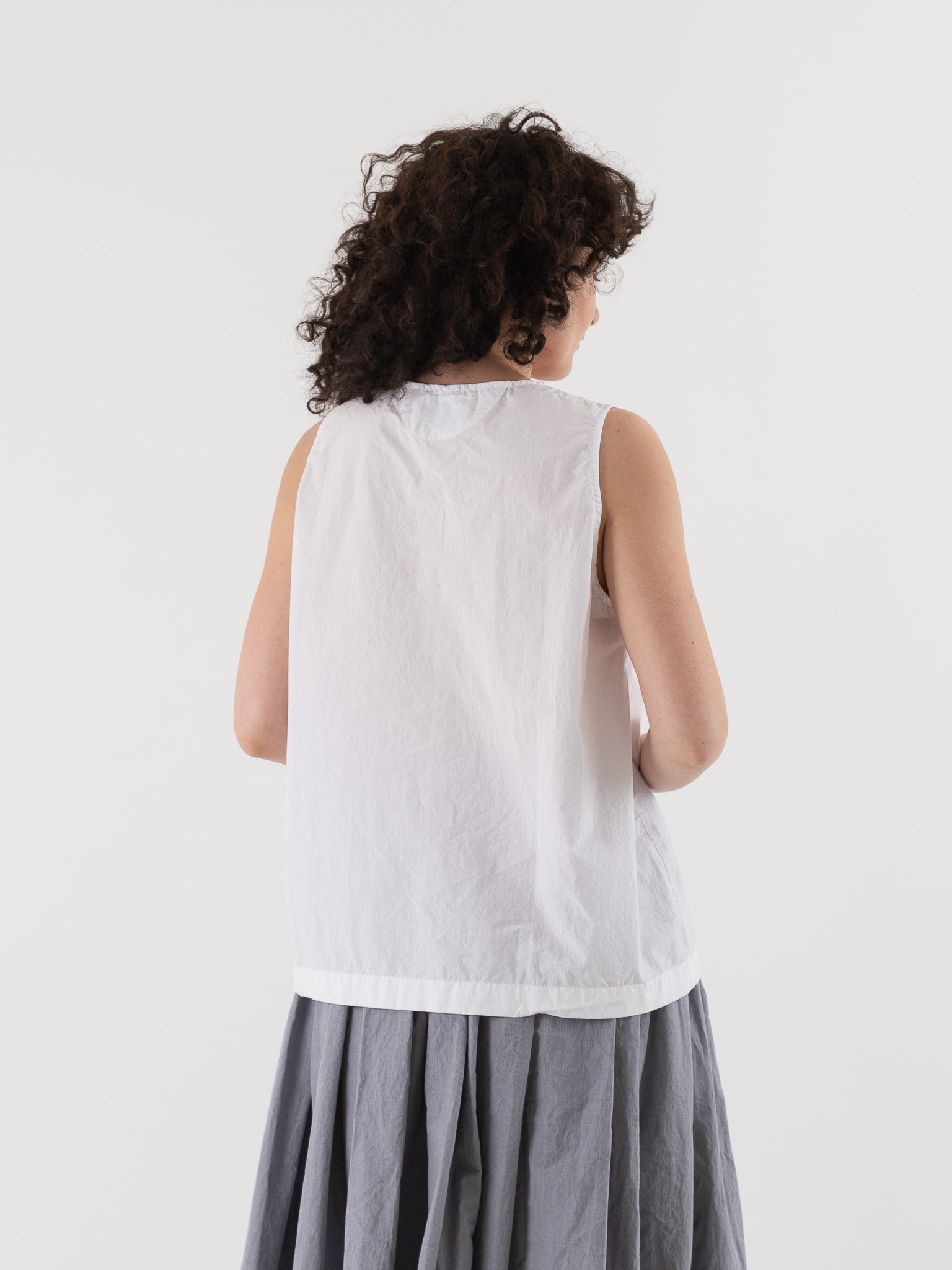 Bergfabel Zoe Top in White - BERGFABEL at Worthwhile - shop TOP