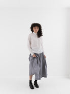 Bergfabel Tyrol Shirt in White - BERGFABEL at Worthwhile - shop TOP