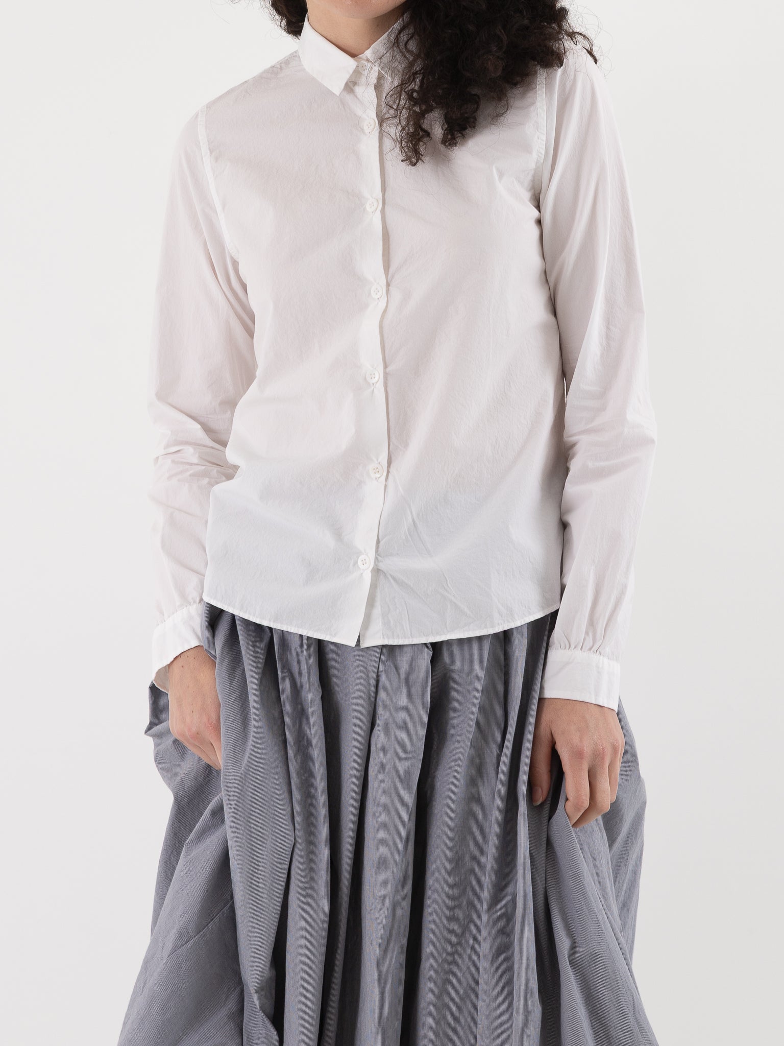 Bergfabel Tyrol Shirt in White - BERGFABEL at Worthwhile - shop TOP