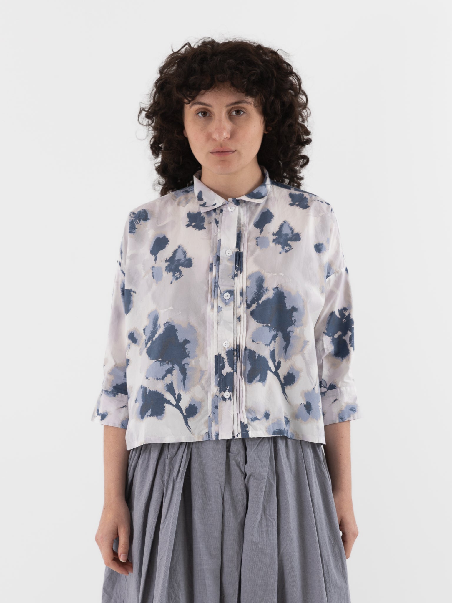 Bergfabel Claudia Shirt in Blooms - BERGFABEL at Worthwhile - shop TOP