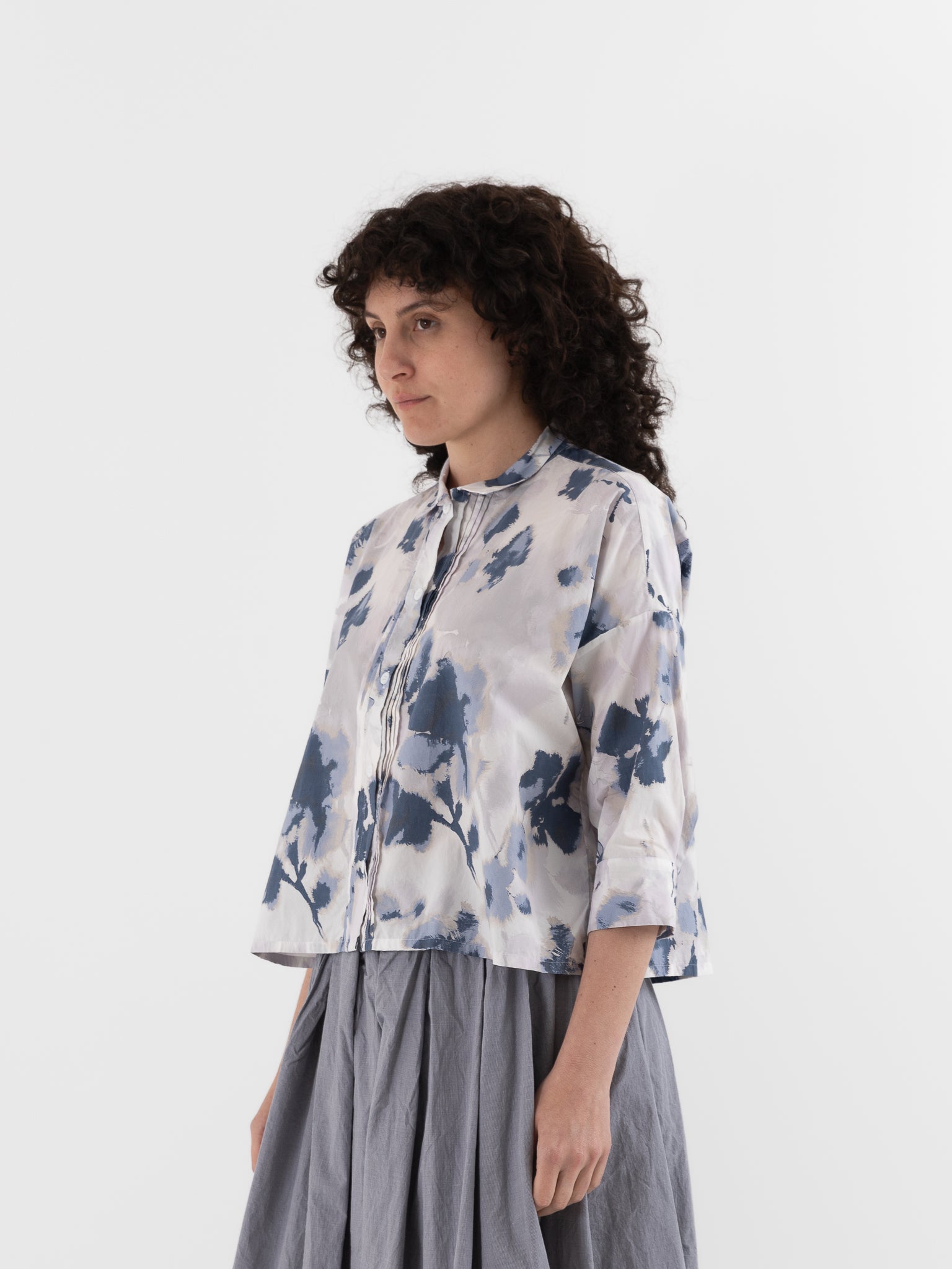 Bergfabel Claudia Shirt in Blooms - BERGFABEL at Worthwhile - shop TOP