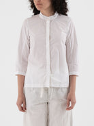 Bergfabel Ada Shirt in White - BERGFABEL at Worthwhile - shop TOP