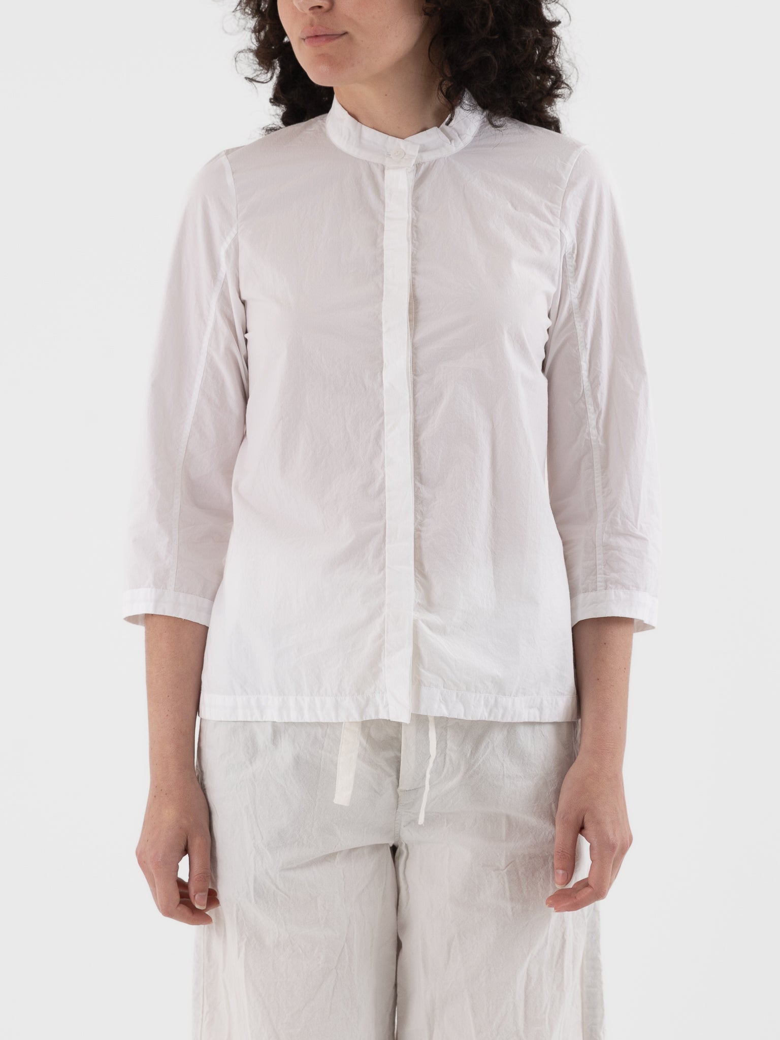 Bergfabel Ada Shirt in White - BERGFABEL at Worthwhile - shop TOP