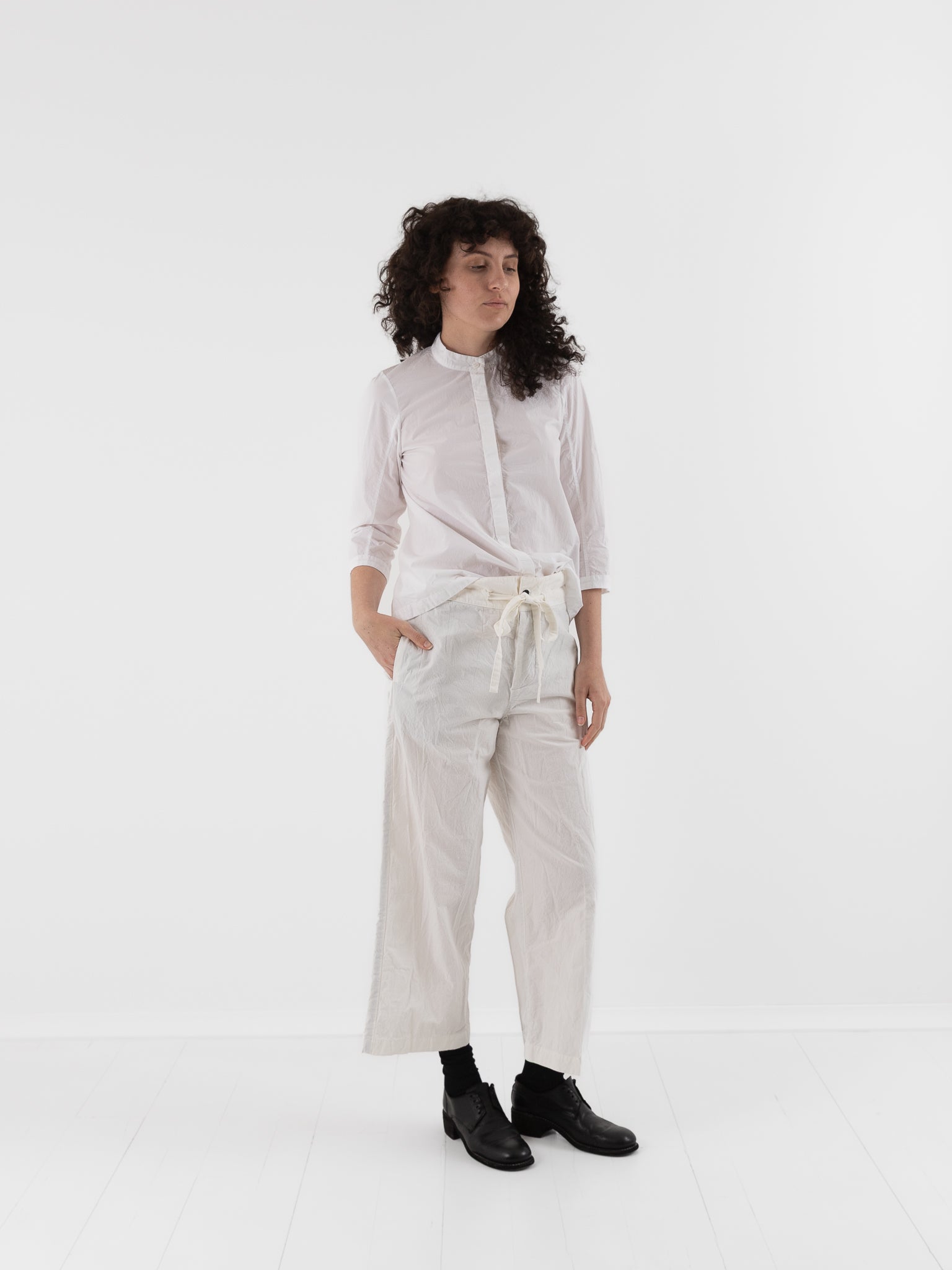 Bergfabel Cloe Pants in White - BERGFABEL at Worthwhile - shop PANT