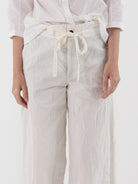 Bergfabel Cloe Pants in White - BERGFABEL at Worthwhile - shop PANT