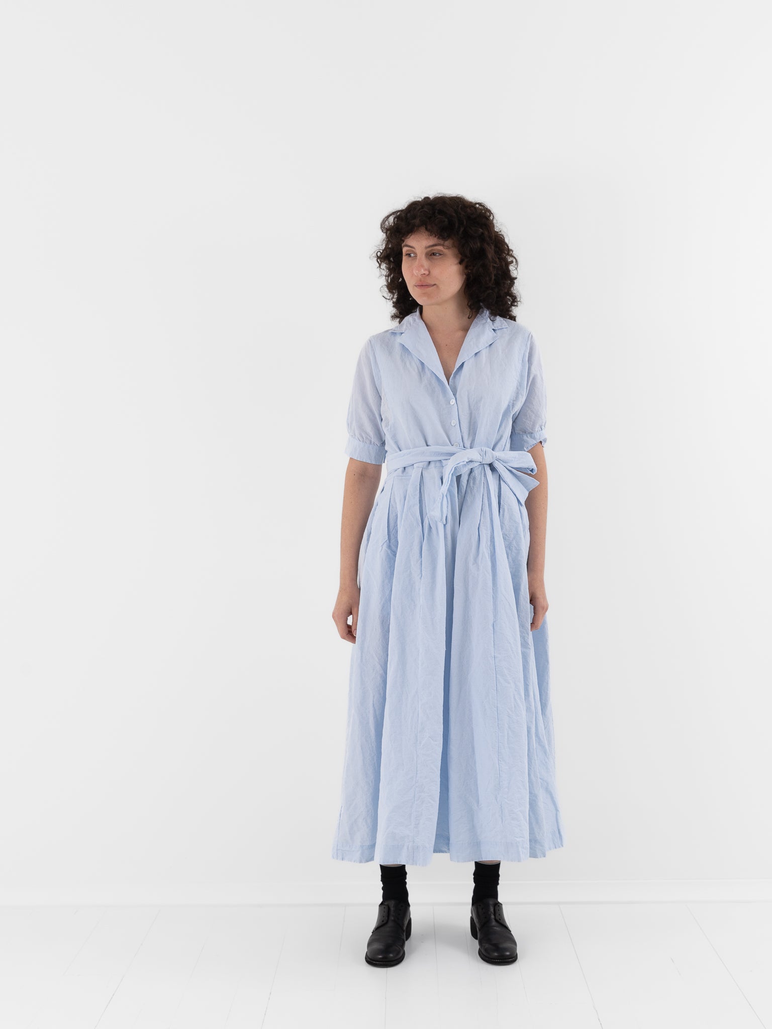 Bergfabel Mina Dress in Azur - BERGFABEL at Worthwhile - shop DRESS