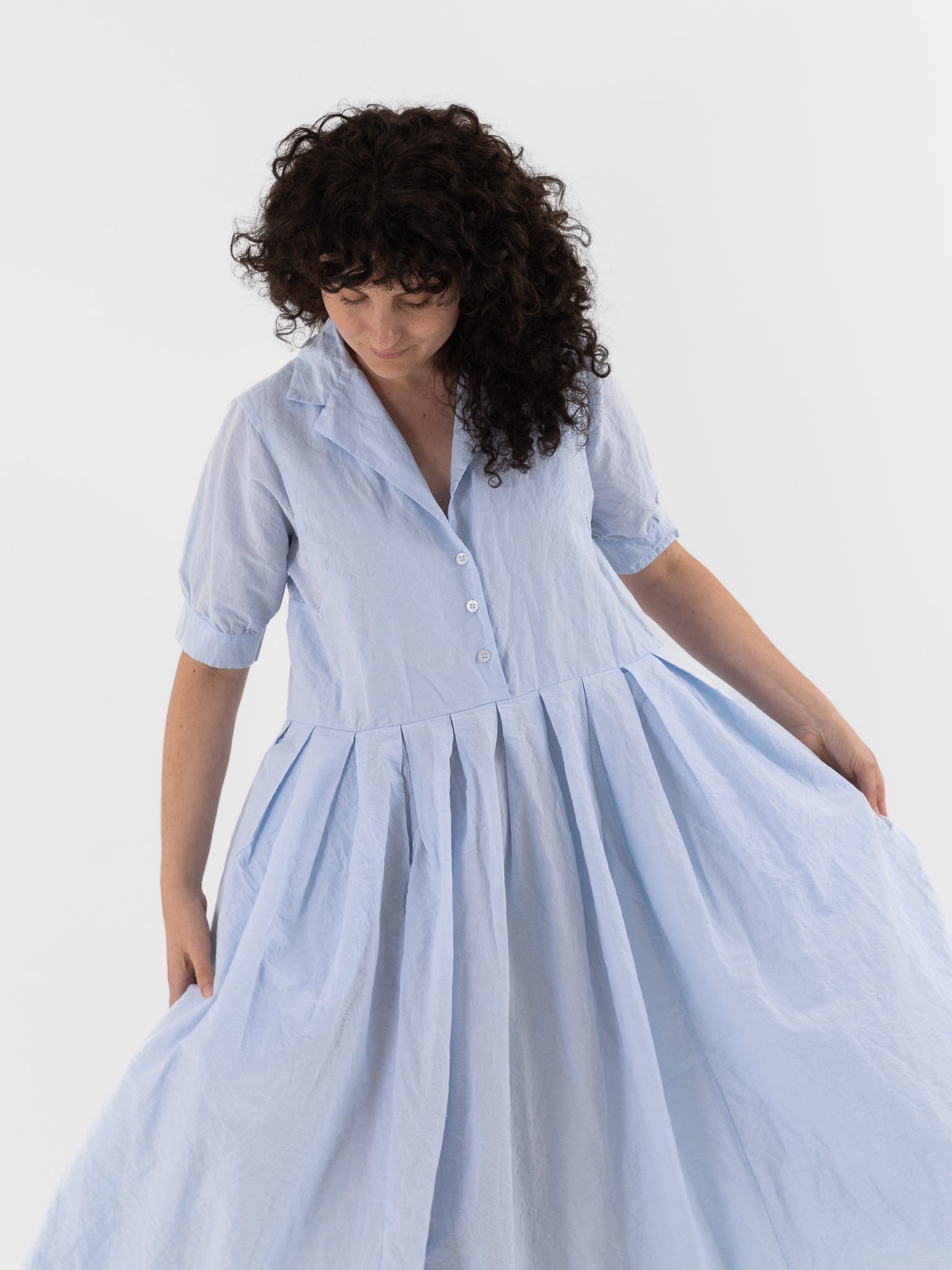 Bergfabel Mina Dress in Azur - BERGFABEL at Worthwhile - shop DRESS
