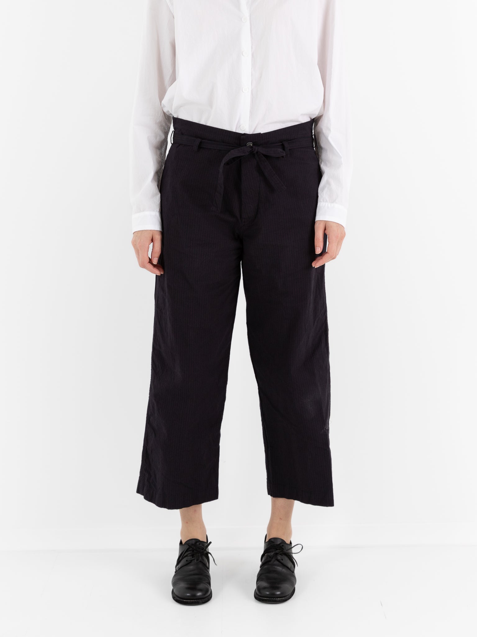 Bergfabel Cloe Pants in Burgundy Stripe - BERGFABEL at Worthwhile