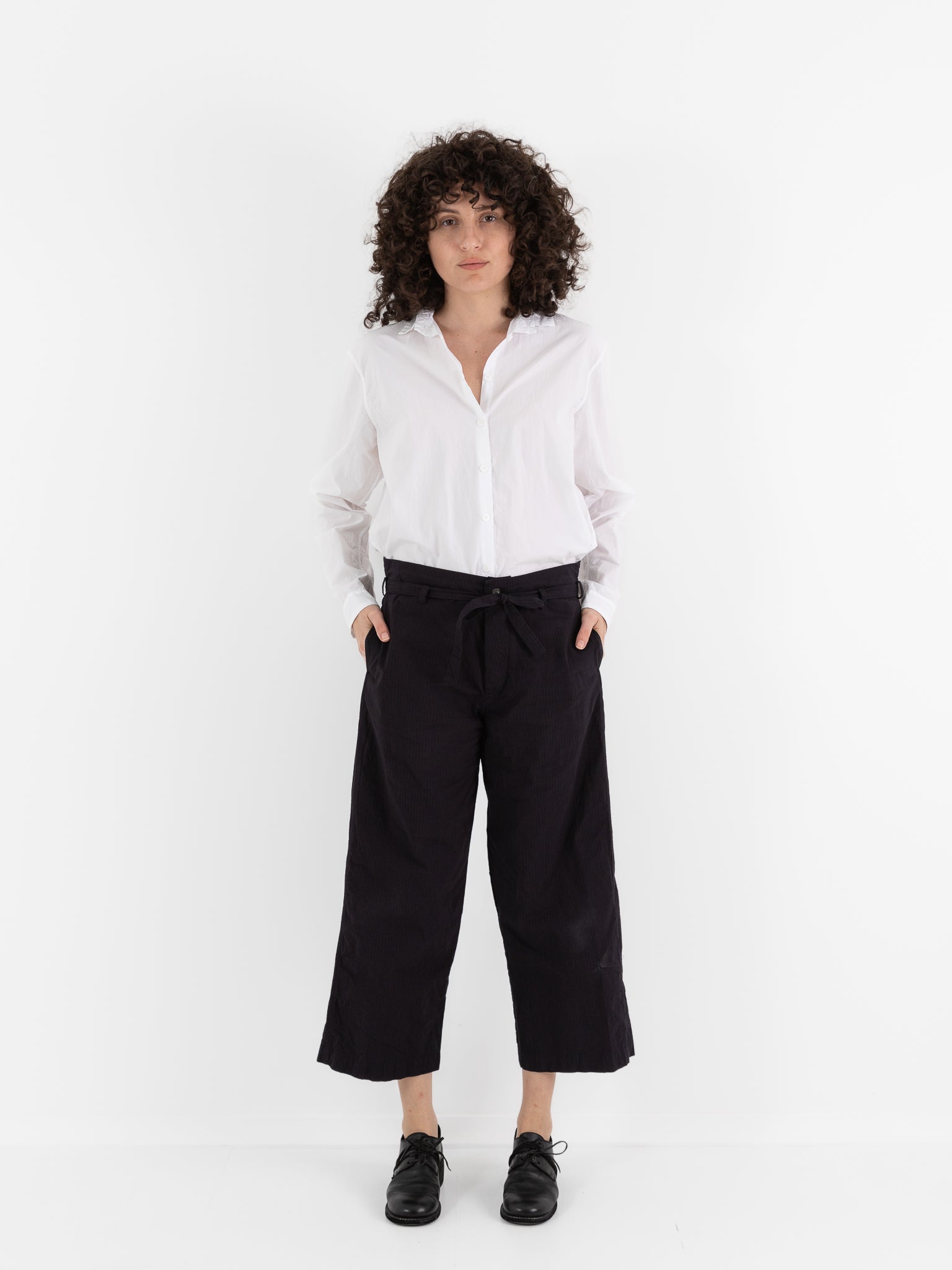 Bergfabel Cloe Pants in Burgundy Stripe - BERGFABEL at Worthwhile