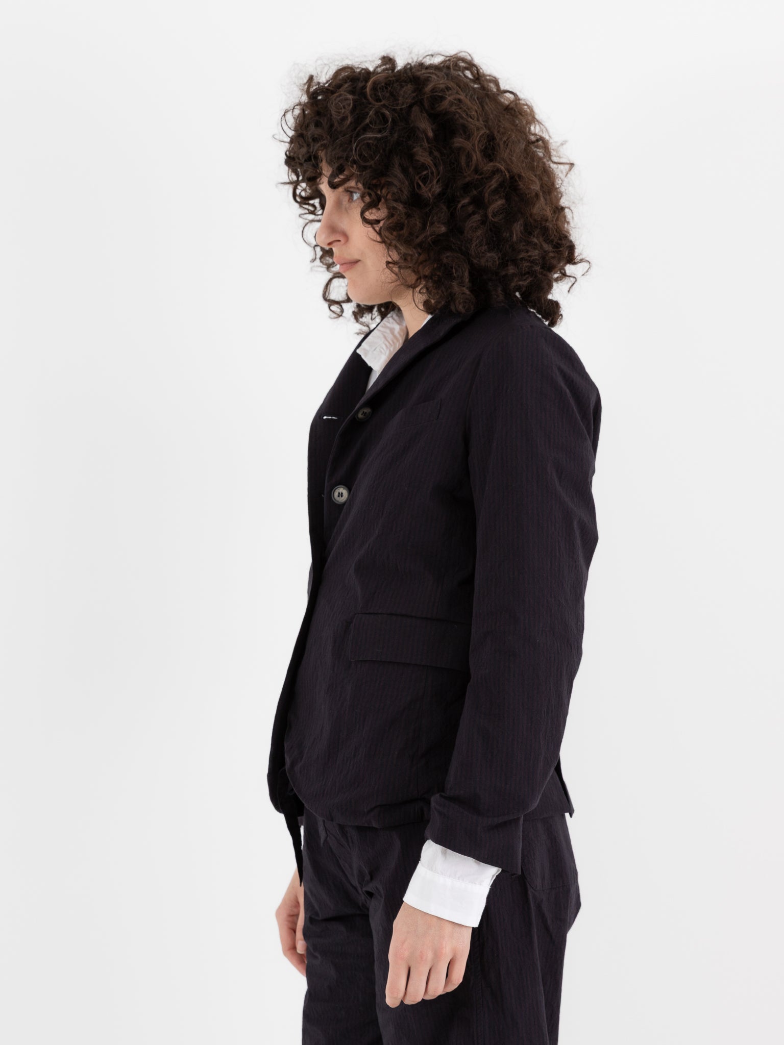 Bergfabel Tyrol Jacket in Burgundy Stripe - BERGFABEL at Worthwhile