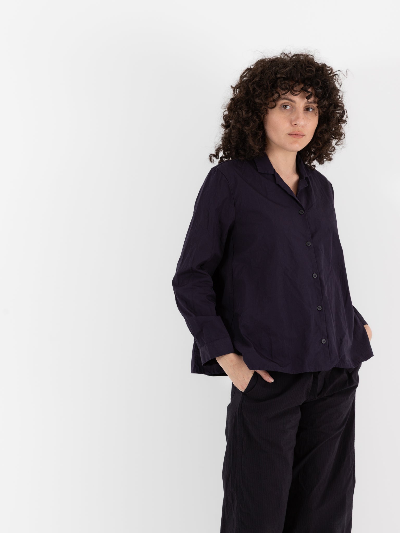 Bergfabel Jenny Shirt in Acai - BERGFABEL at Worthwhile