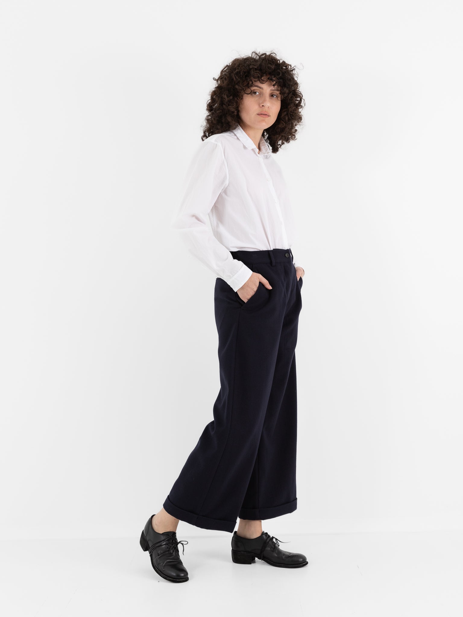 Bergfabel Wendy Pants in Navy - BERGFABEL at Worthwhile - shop PANT