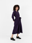 Bergfabel Steffy Dress in Grape Stripe - BERGFABEL at Worthwhile