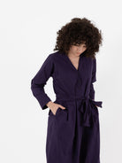 Bergfabel Steffy Dress in Grape Stripe - BERGFABEL at Worthwhile