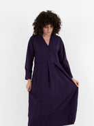 Bergfabel Steffy Dress in Grape Stripe - BERGFABEL at Worthwhile
