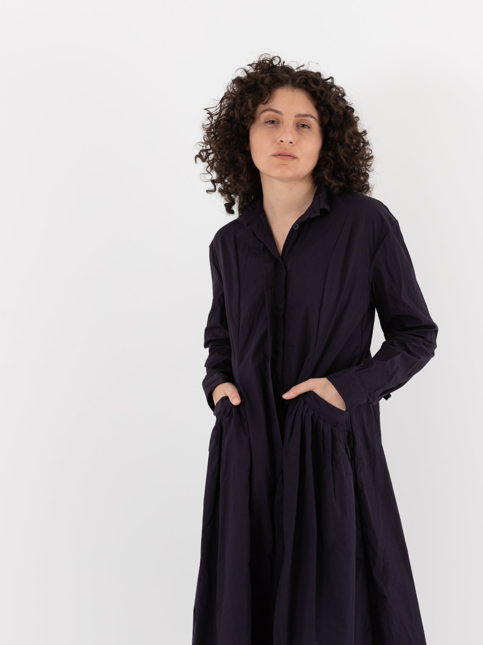 Bergfabel Sally Dress in Acai - BERGFABEL at Worthwhile