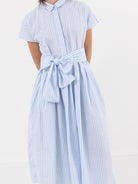 Bergfabel Lena Dress, Blue Stripe - Worthwhile, Inc.