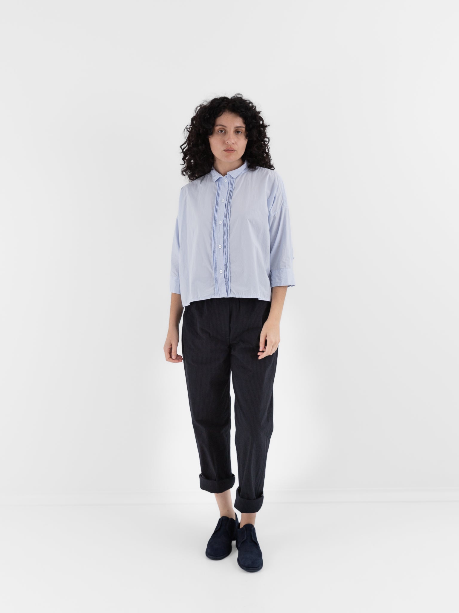 Bergfabel Claudia Shirt in Azur - BERGFABEL at Worthwhile - shop TOP