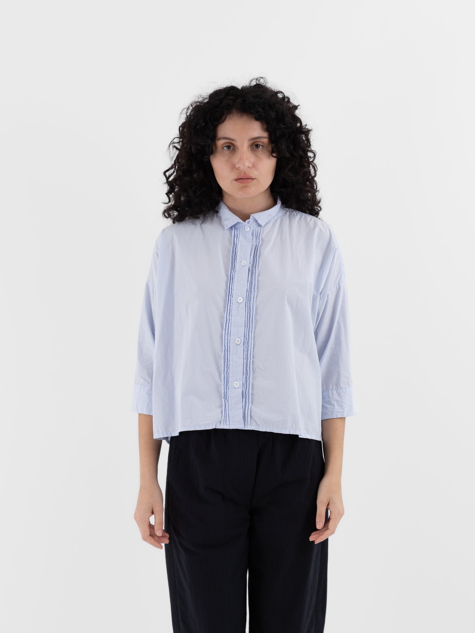 Bergfabel Claudia Shirt in Azur - BERGFABEL at Worthwhile - shop TOP