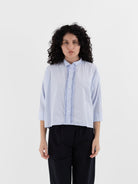 Bergfabel Claudia Shirt in Azur - BERGFABEL at Worthwhile - shop TOP