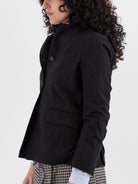 Bergfabel Giulia Jacket in Black Stripe - BERGFABEL at Worthwhile - shop JACKET