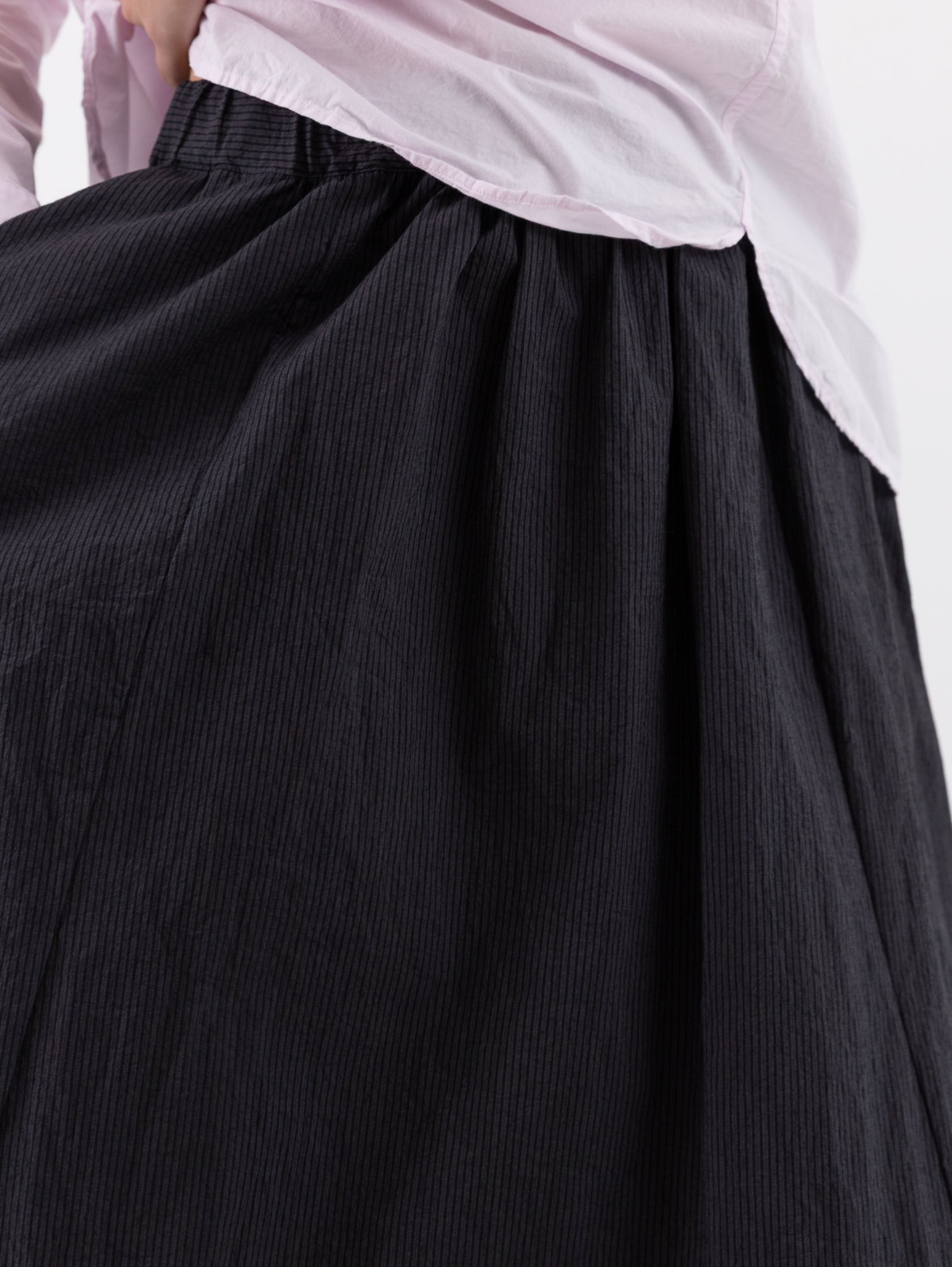 Bergfabel Ivy Skirt in Grey Stripe - BERGFABEL at Worthwhile - shop SKIRT