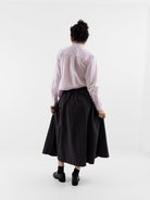Bergfabel Ivy Skirt in Grey Stripe - BERGFABEL at Worthwhile - shop SKIRT