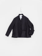 Bergfabel Jenny Shirt in Grey Stripe - BERGFABEL at Worthwhile - shop TOP