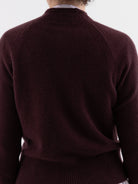 Bergfabel Lara Cardigan in Bordeaux - BERGFABEL at Worthwhile - shop CARDIGAN