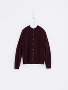 Bergfabel Lara Cardigan in Bordeaux - BERGFABEL at Worthwhile - shop CARDIGAN