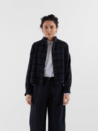 Bergfabel Maya Shirt in Carbon Check - BERGFABEL at Worthwhile - shop TOP