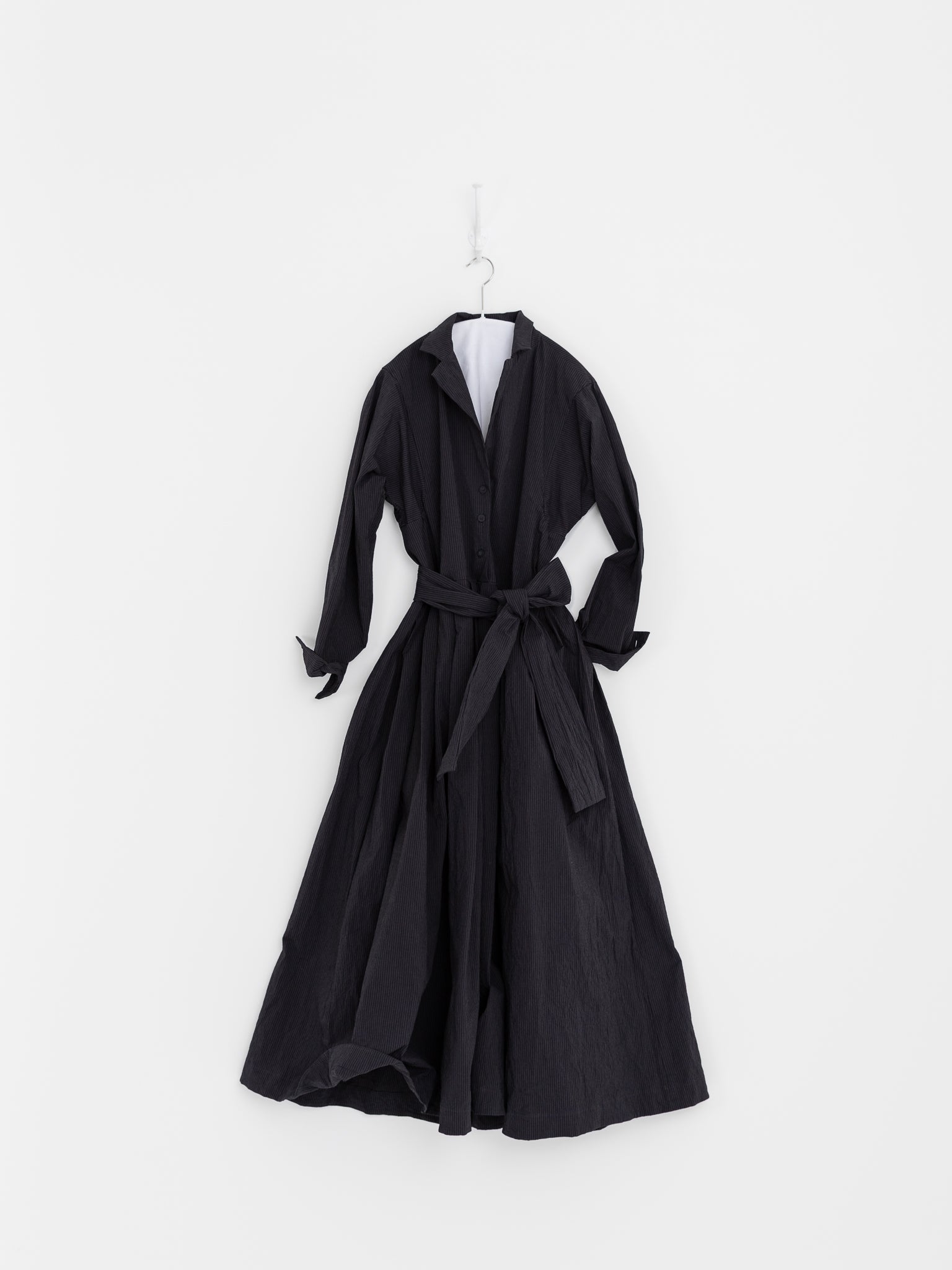 Bergfabel Mina Dress in Grey Stripe - BERGFABEL at Worthwhile - shop DRESS