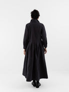Bergfabel Mina Dress in Grey Stripe - BERGFABEL at Worthwhile - shop DRESS