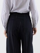 Bergfabel Sandra Pant in Navy - BERGFABEL at Worthwhile - shop PANT