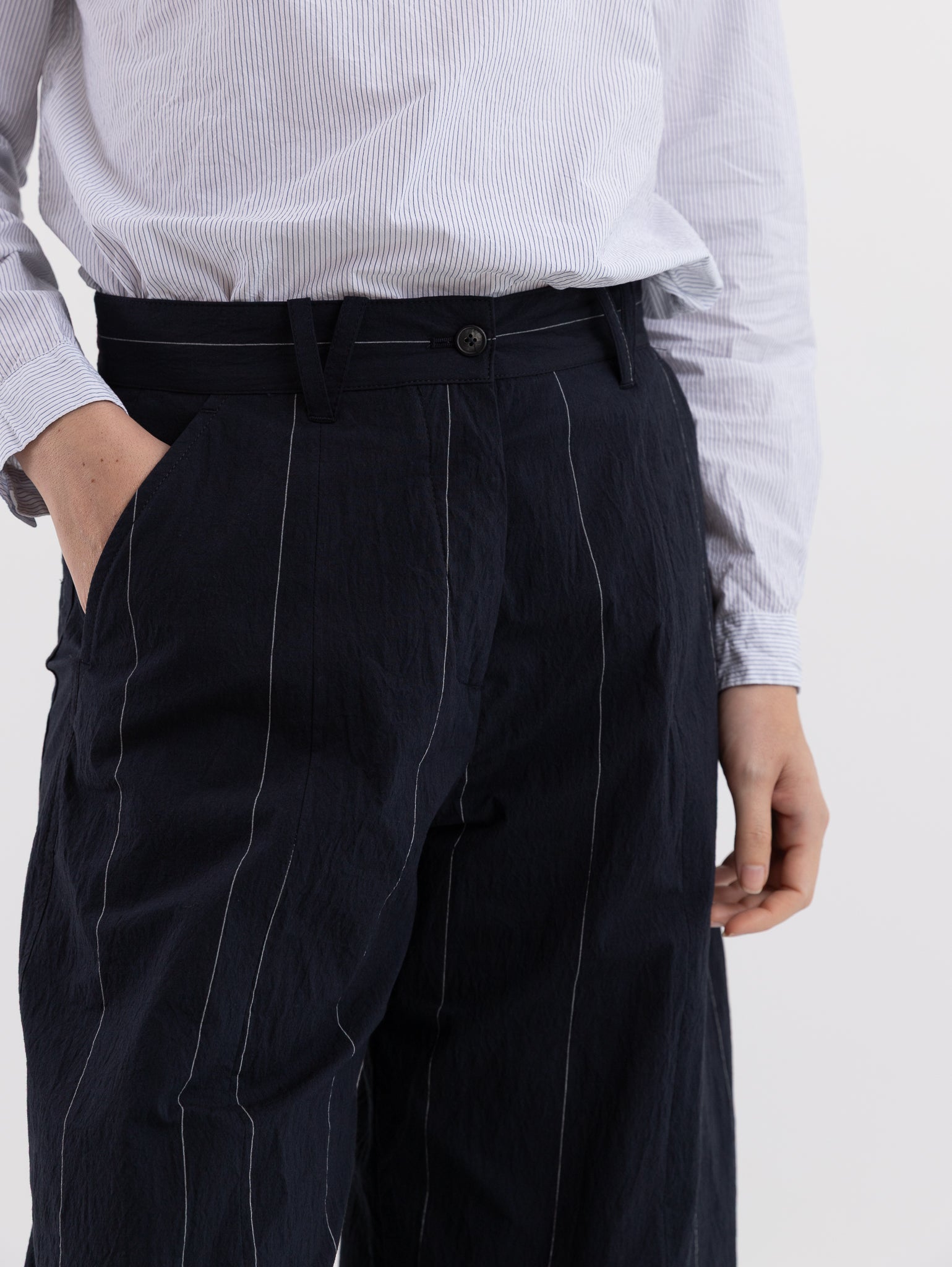 Bergfabel Sandra Pant in Navy - BERGFABEL at Worthwhile - shop PANT