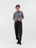 Bergfabel Silvy Pant in Grey Stripe - BERGFABEL at Worthwhile - shop PANT